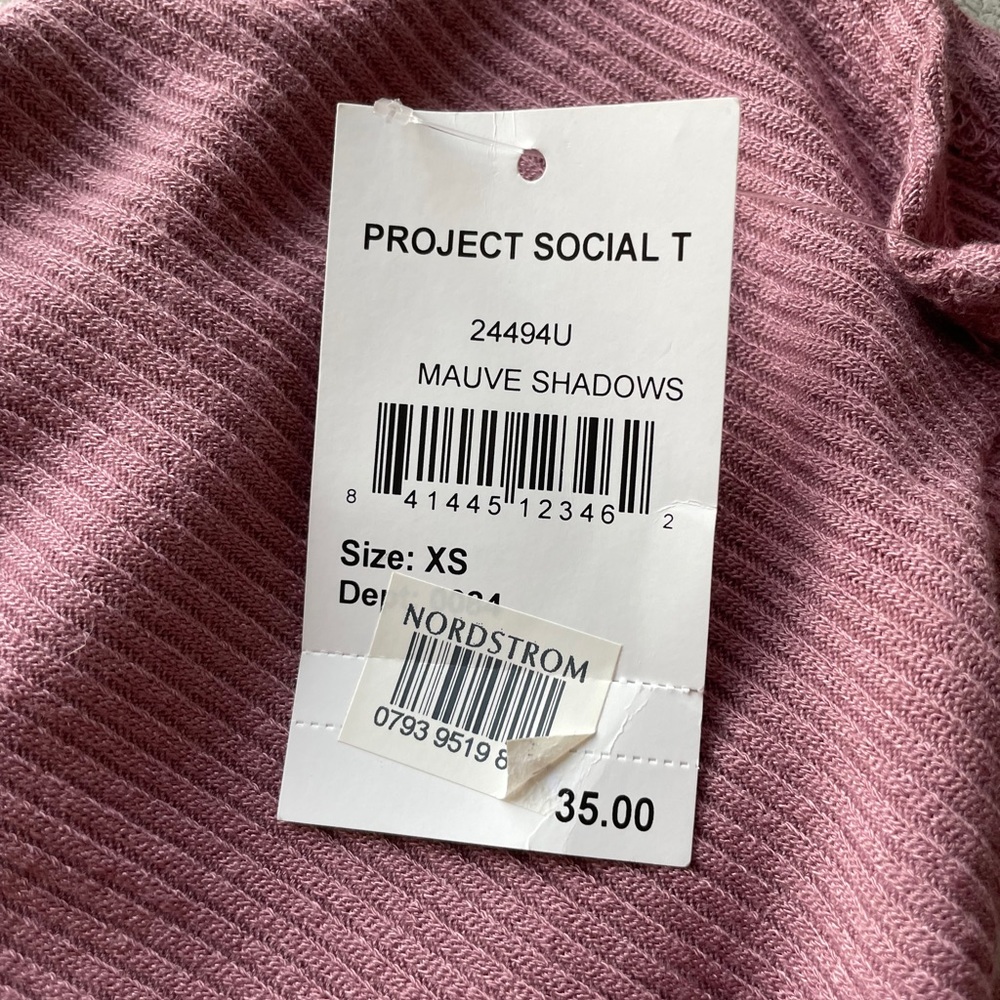 Project Social T Ribbed Backless Tee - Picture 4 of 4
